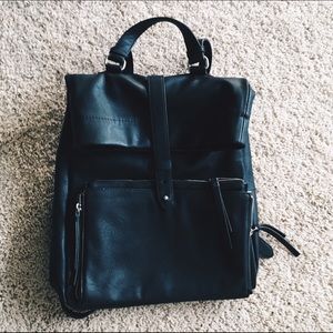 Zara faux leather backpack
