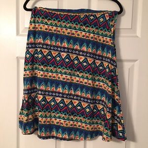 LuLaRoe Azure skirt EUC