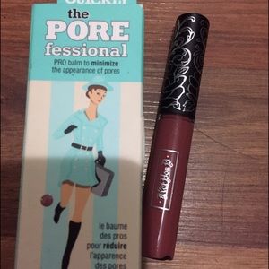 Benefit porefessional & KVD liquid lipstick