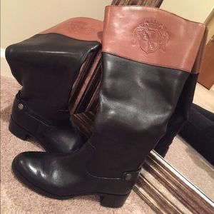 Franco Sarto Chipper black knee high boot