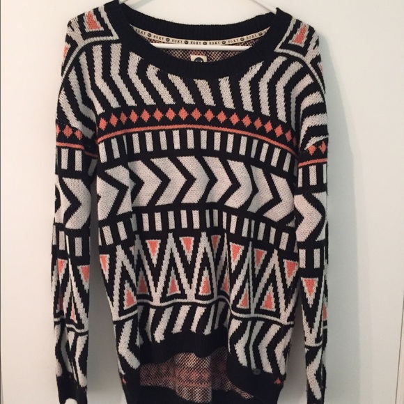 Nice, warm Aztec print Roxy Sweater