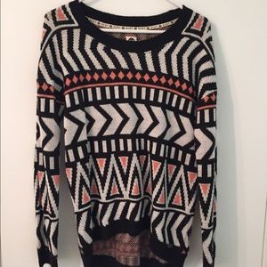 Nice, warm Aztec print Roxy Sweater