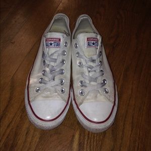 White low top converse