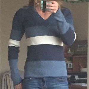 Tommy Hilfiger Blue Striped Sweater