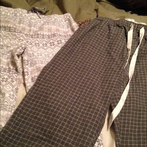 Pajama pant bundle. One small and one medium size!