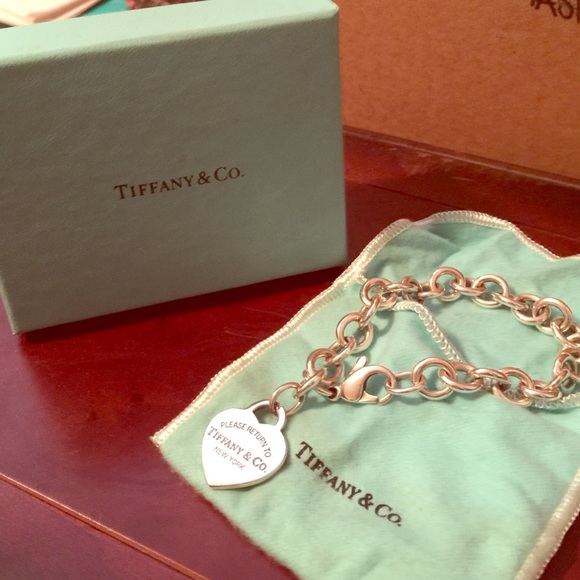 Tiffany & Co. Jewelry - Return to Tiffany heart tag charm bracelet
