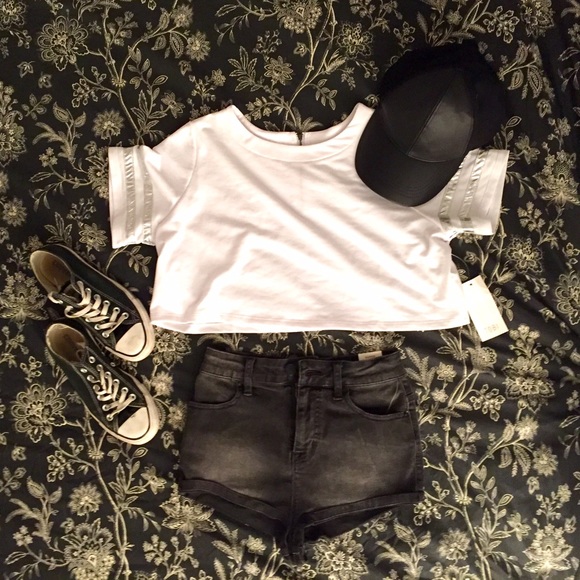 White Crop Top