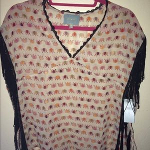 Sheer Fringe Top