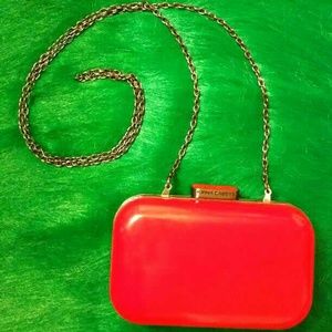 Hard Case Red Purse