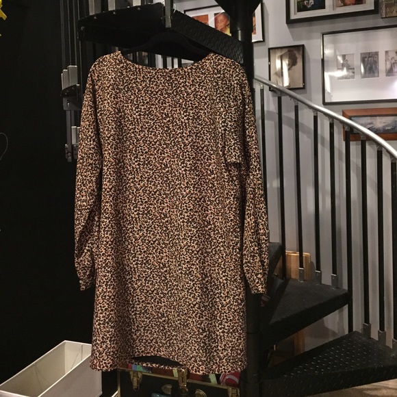 Ann Taylor Loft Leopard Print Dress