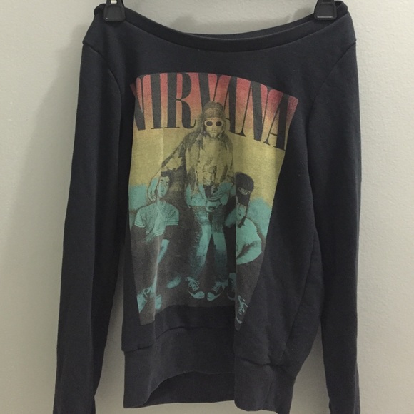 Worn out nirvana sweater