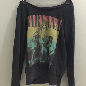 Worn out nirvana sweater