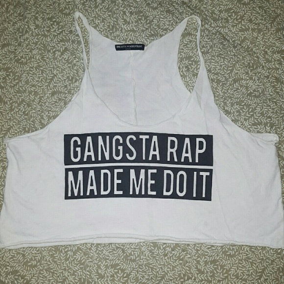 Gangsta Rap Crop Top