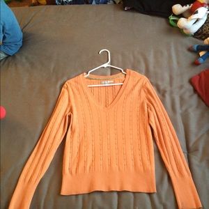 Orange sweater