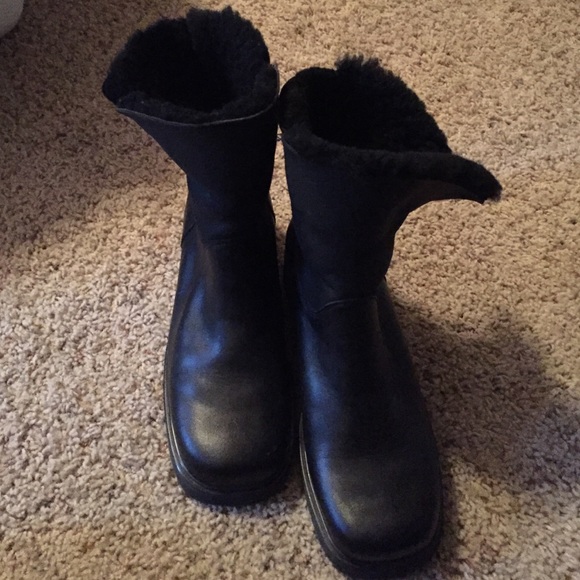Bass black winter boots