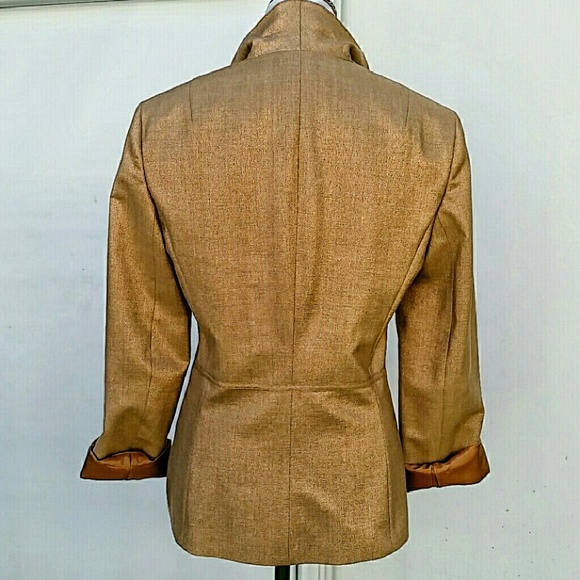 Shimmery Bronze Blazer - Picture 2 of 4
