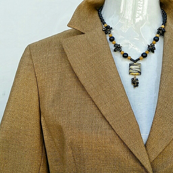 Shimmery Bronze Blazer - Picture 4 of 4