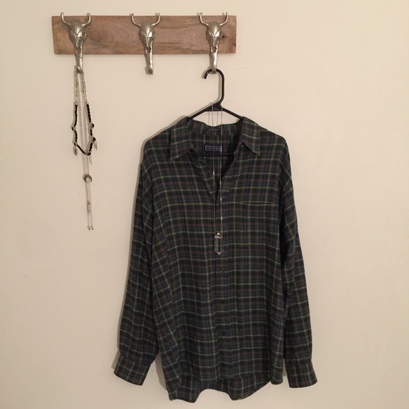 🚫Sold🚫🌵Vintage Plaid Flannel - Picture 4 of 4
