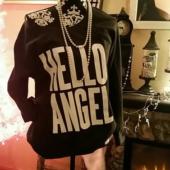"HELLO ANGEL" Victoria Secret PINK Sweatshirt