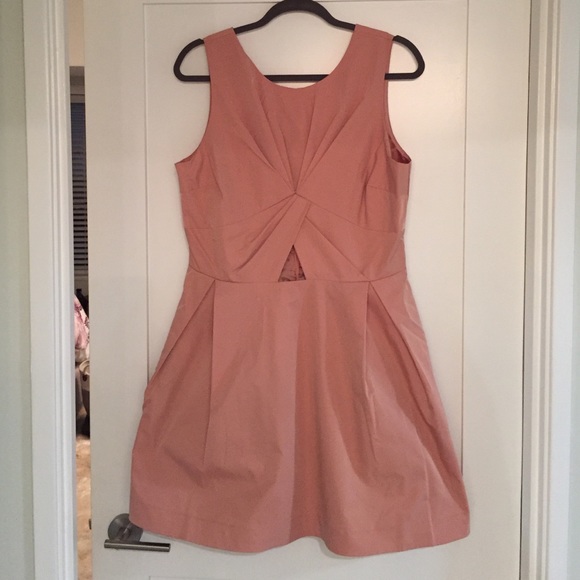 Fit & Flare Dress with Cutout - Picture 1 of 4