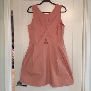 Fit & Flare Dress with Cutout