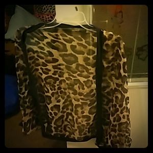 Cheetah pullover