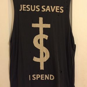 UNIF JSIS Muscle Distressed Tee