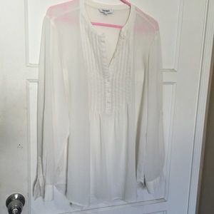 Sheer off white blouse