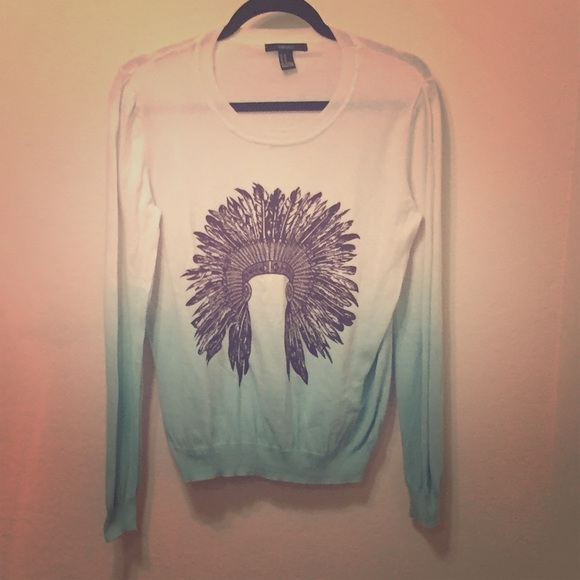 Ombre Crewneck Sweater