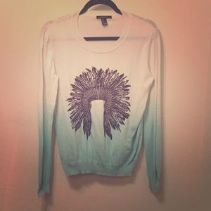 Ombre Crewneck Sweater