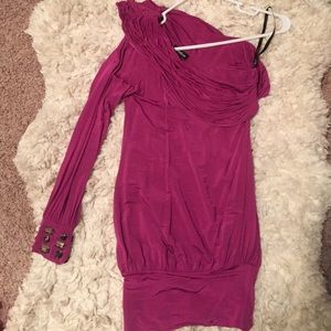 One shoulder dress
