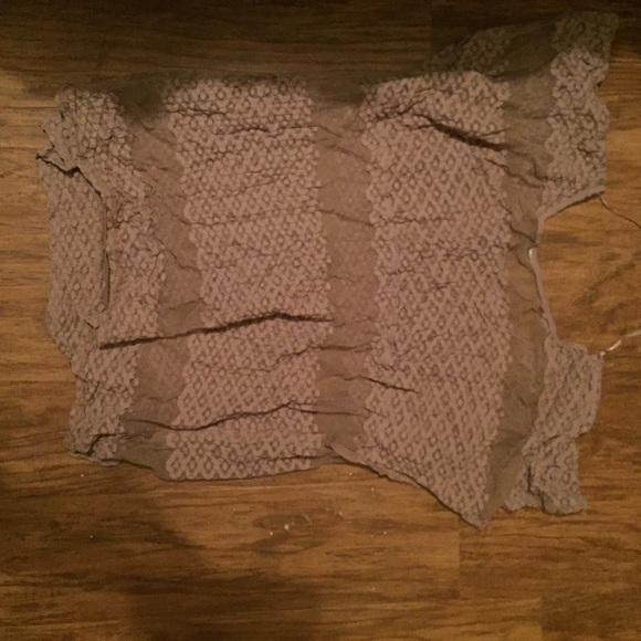 Brown sheer tunic - Picture 1 of 1