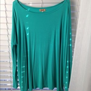 Teal Piko Top