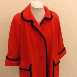 Bramson Red Vintage Coat