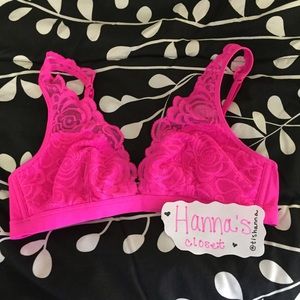 Vs Pink Lace Bralette