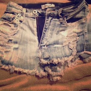 High waist shorts