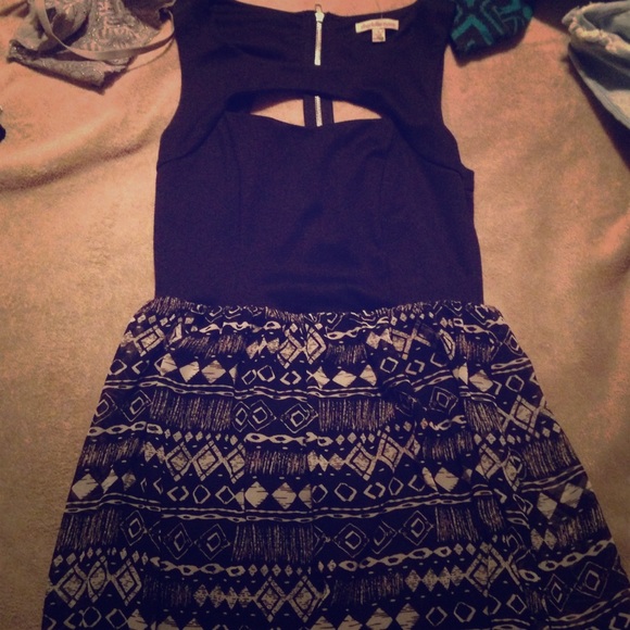 High low rise tribal dress