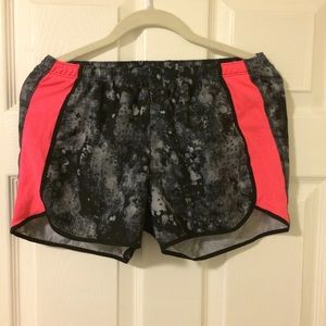 💜Neon pink and gray exercise/running shorts💜