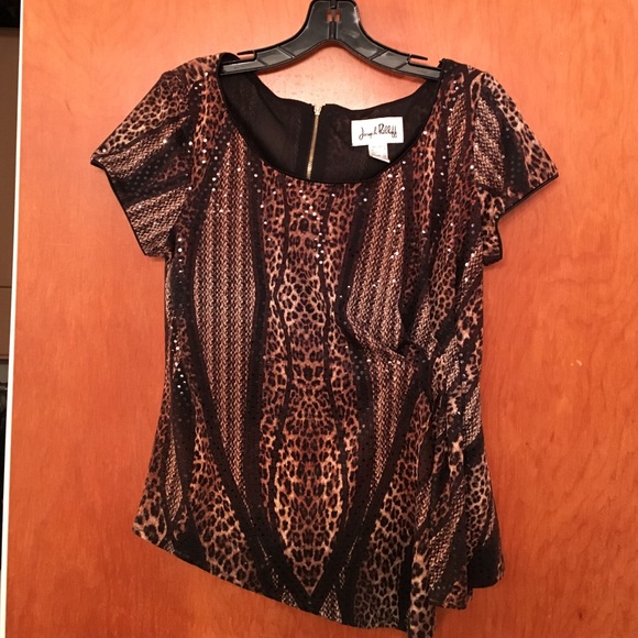 Joseph Ribkoff Sequin Blouse