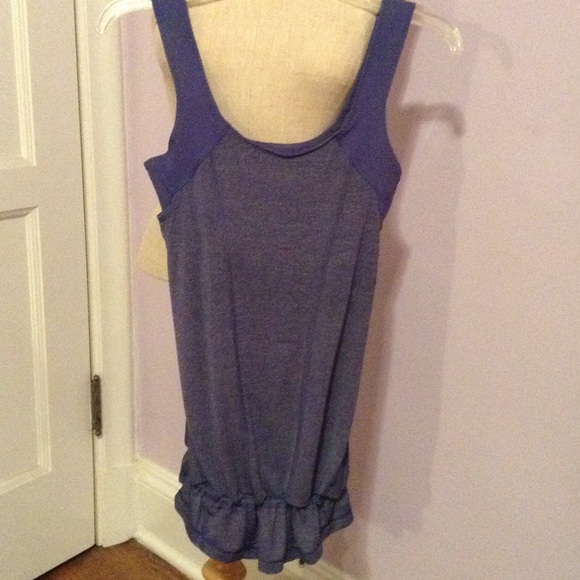 Purple Lululemon workout tank top