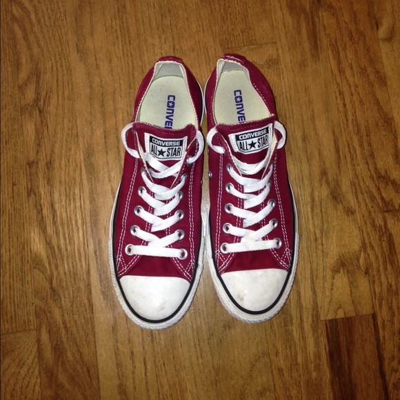 Maroon Converse
