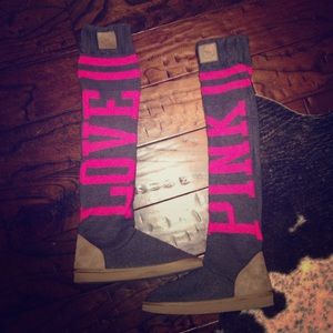 Victoria's Secret boot slippers!