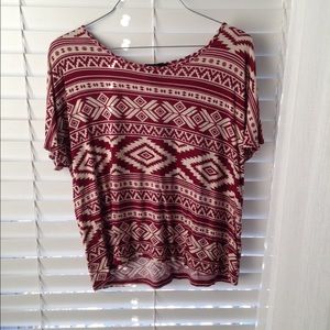 Tribal Printed Crop Top