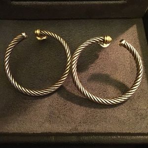 Authentic David Yurman Bypass Earrings.