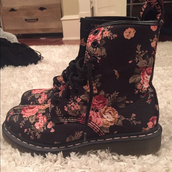 Floral Dr. Martens