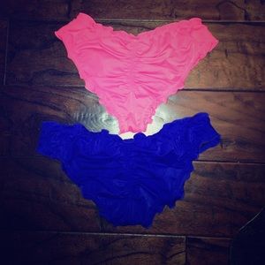 Victoria's Secret scrunch bikini bottoms!