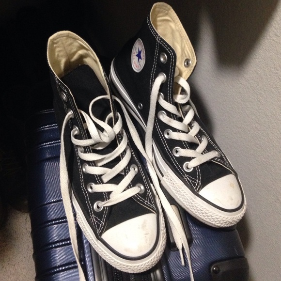 High top black converse
