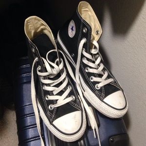 High top black converse
