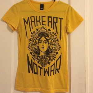 OBEY Make Art Not War tee