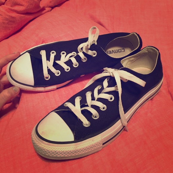 Black Low Top Converse